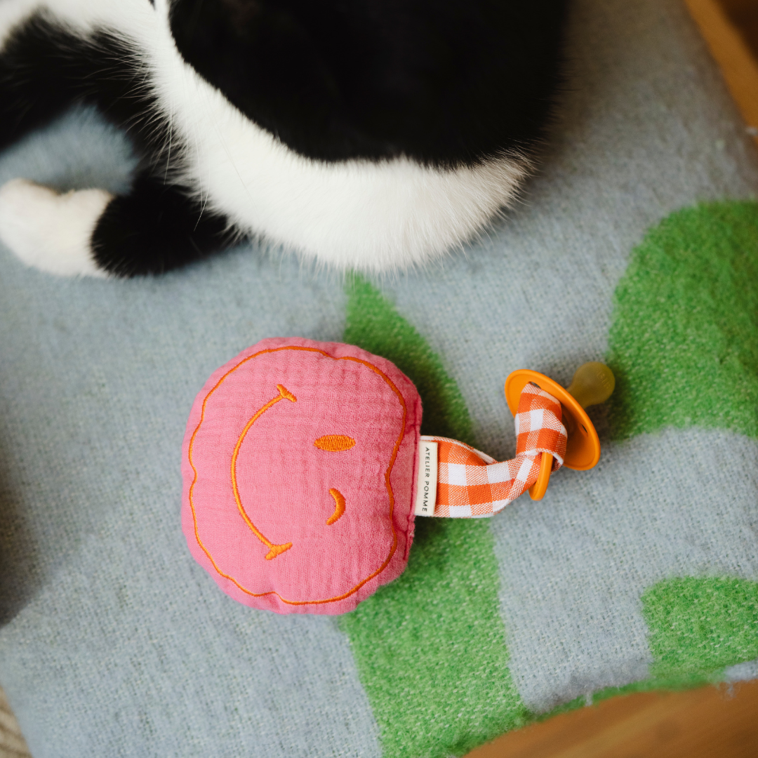 roze speendoekje voor aan speen