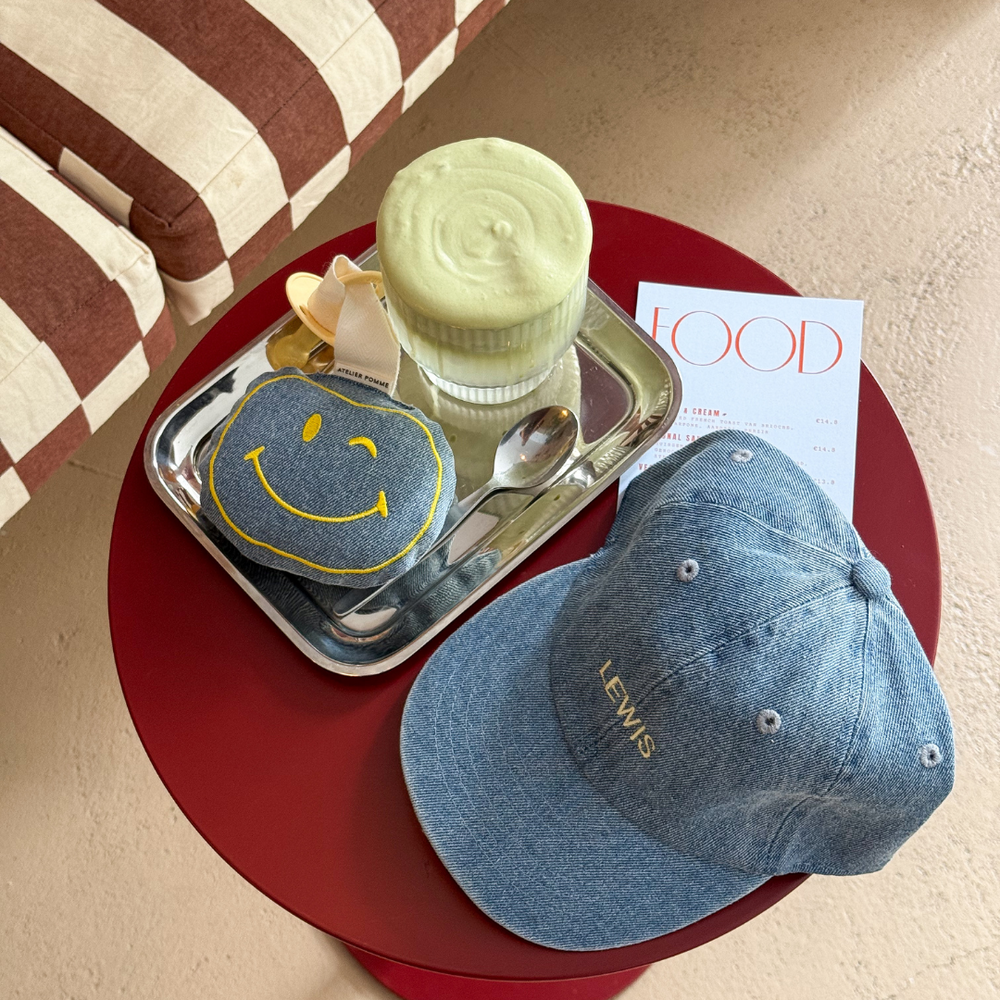 PACIFIER CLOTH  POMME | DENIM