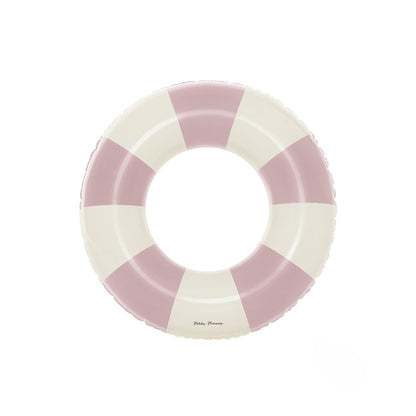 roze- witte zwemband. 