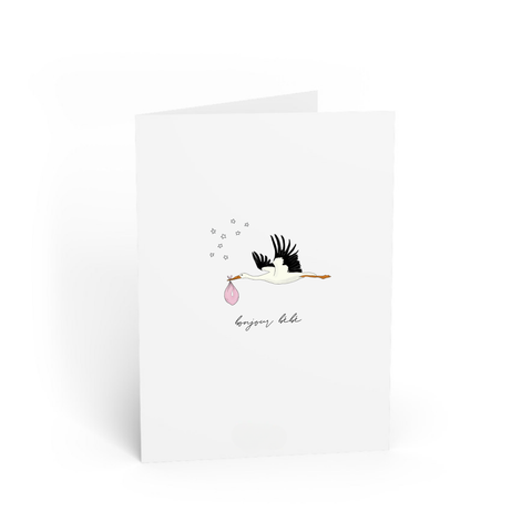 POST CARD | BONJOUR BÉBÉ - GIRL