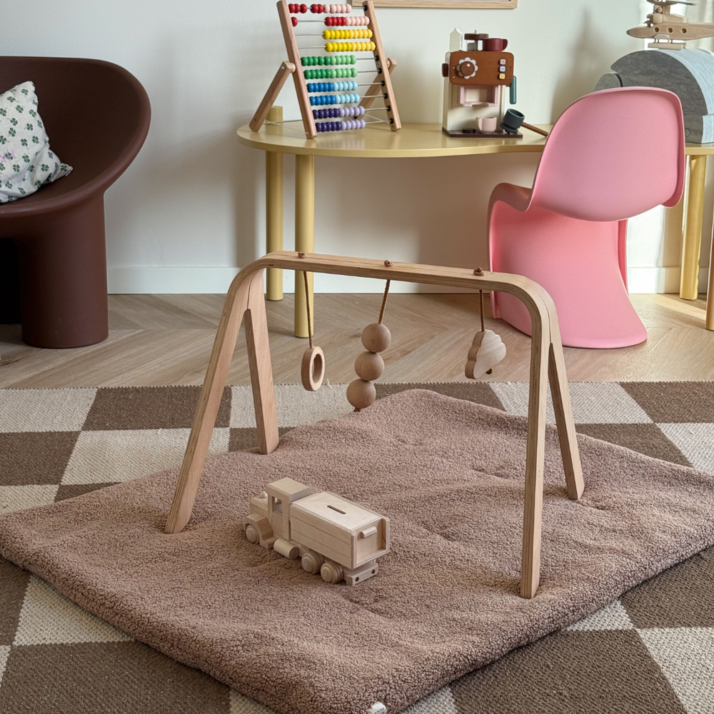 Play-all-day-mat | Teddy Hazelnut Cream