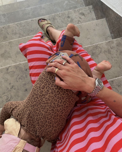 Romper leopard 
