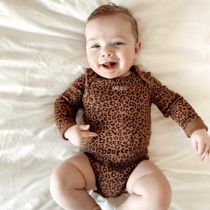 Romper leopard 