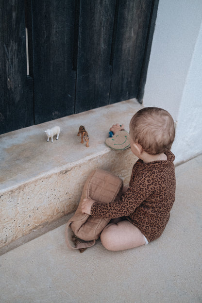 Romper leopard 
