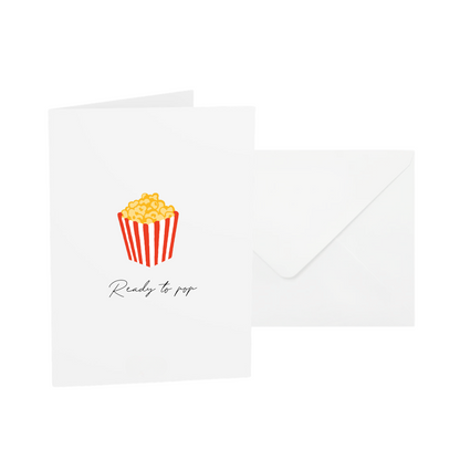 wenskaart met envelop