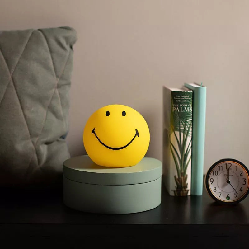 smiley lamp rond