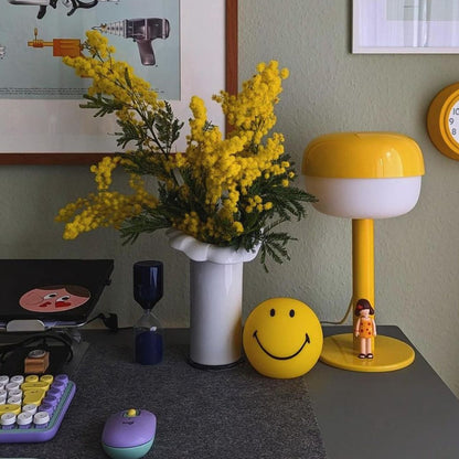 smiley lamp rond