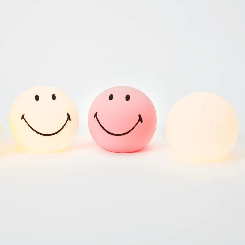Smiley lamp rond 