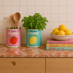 Storage tins | Zitrone und Tomate