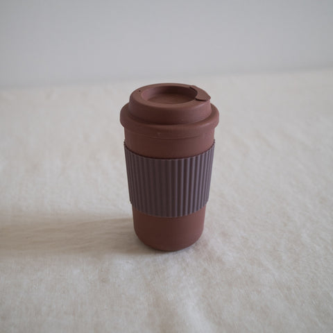 TAKEAWAY COFFEE MUG - BURGUNDY