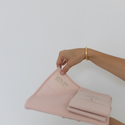 roze handdoek set 