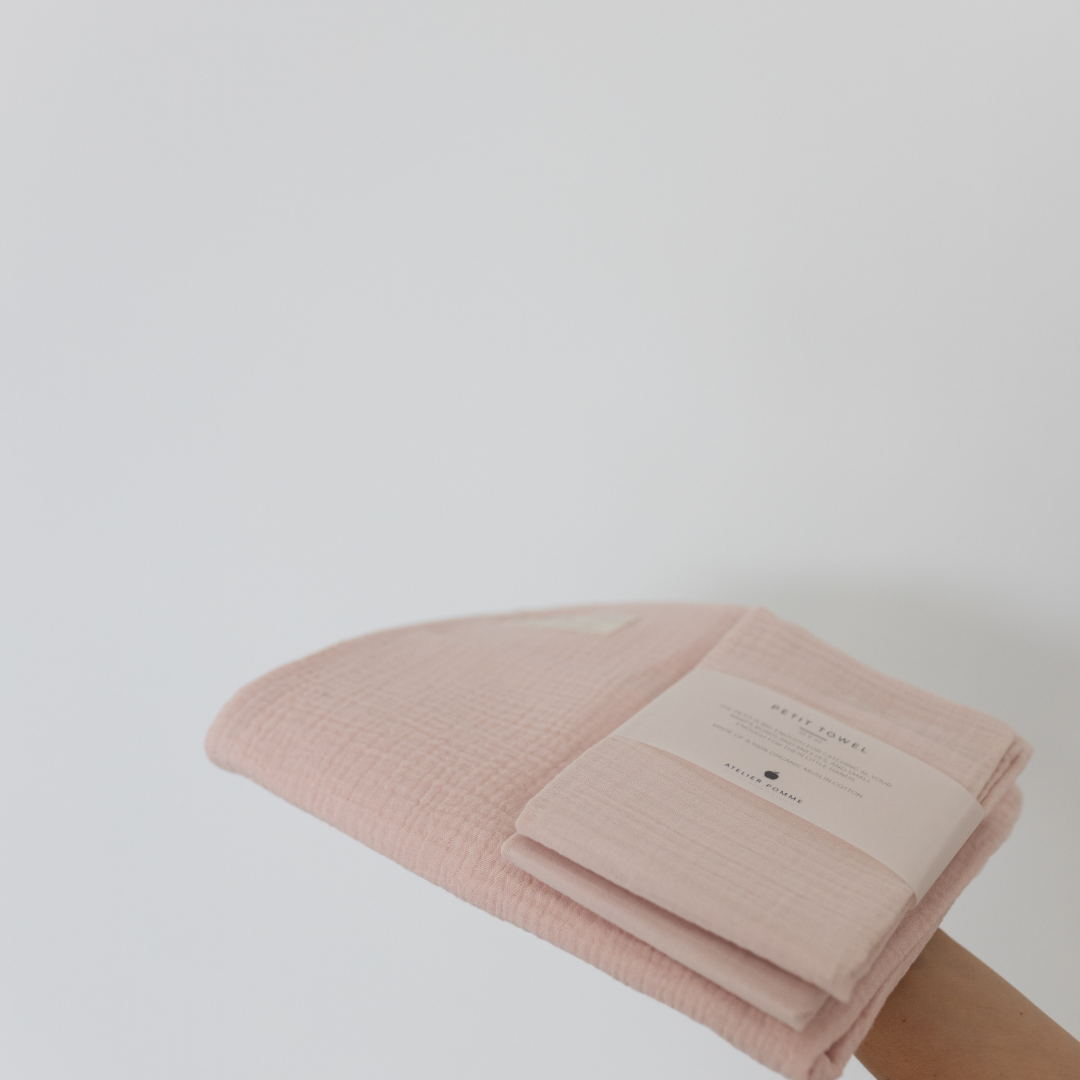 roze handdoek set 