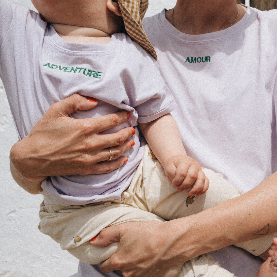 T-shirt lucky lila