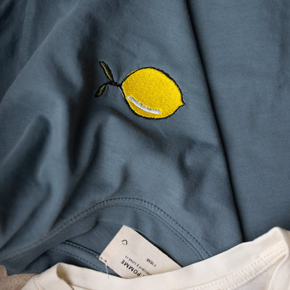 T-shirt misty blue 