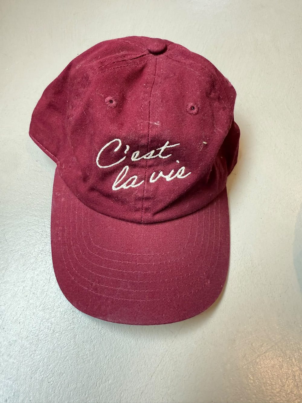 SAMPLE SALE | Cap Kids Burgundy Boo C'est la vie 1-4 Years