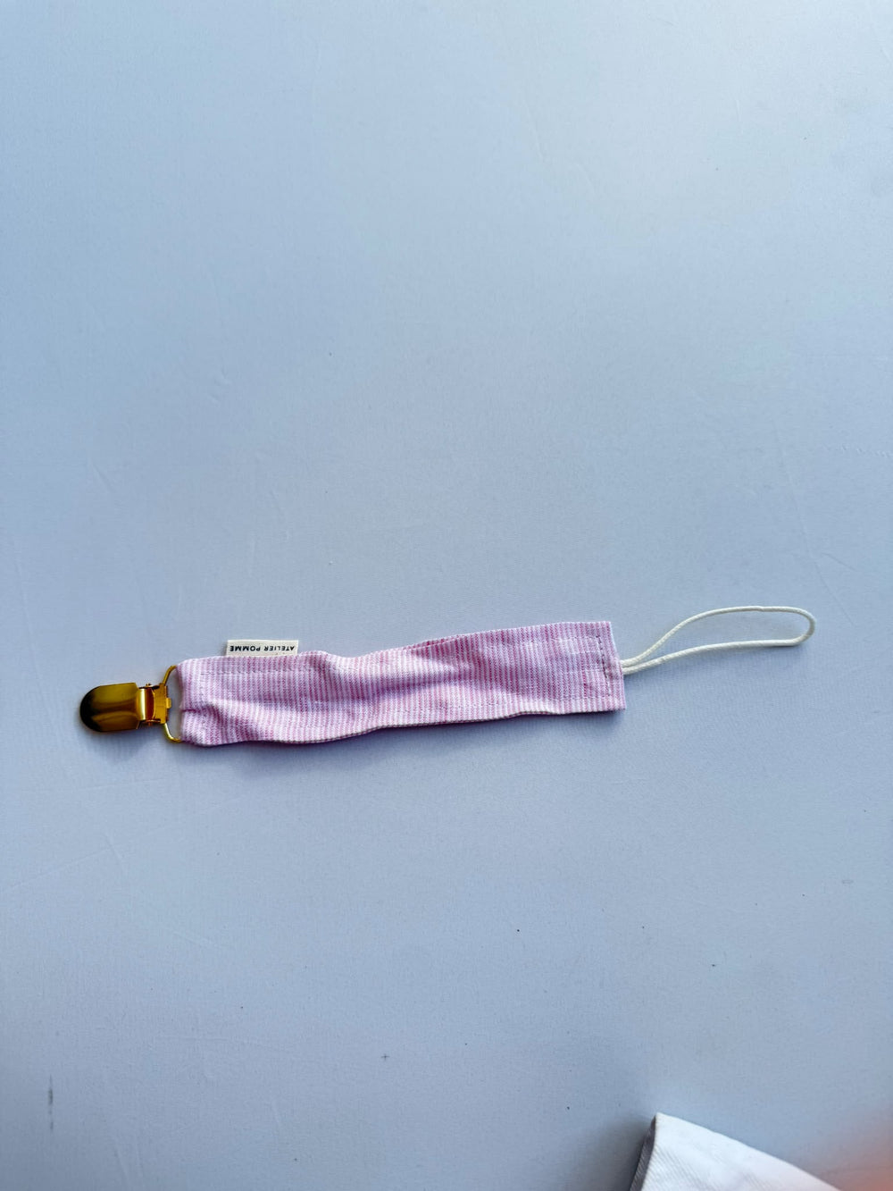 SAMPLE SALE |Pacifier Cord Lovely Linnen Pinky Promise