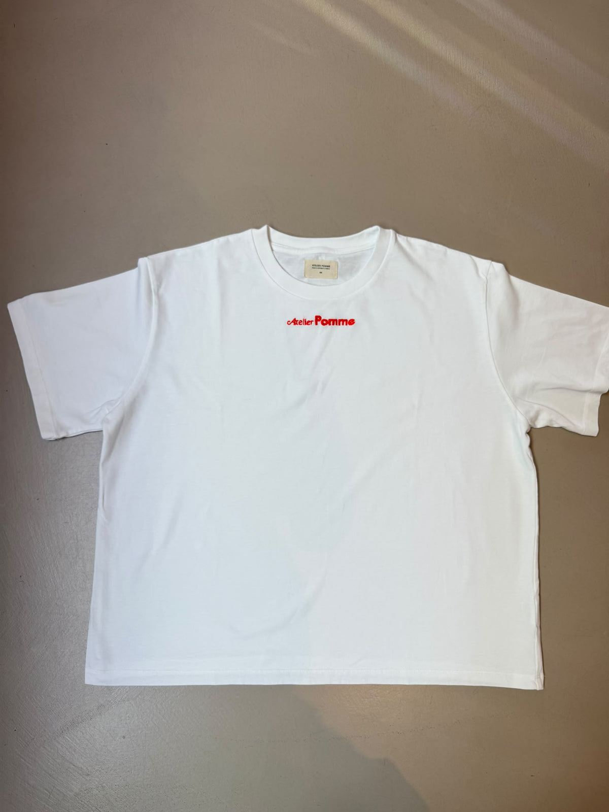 SAMPLE SALE | T-shirt White Atelier Pomme S/M