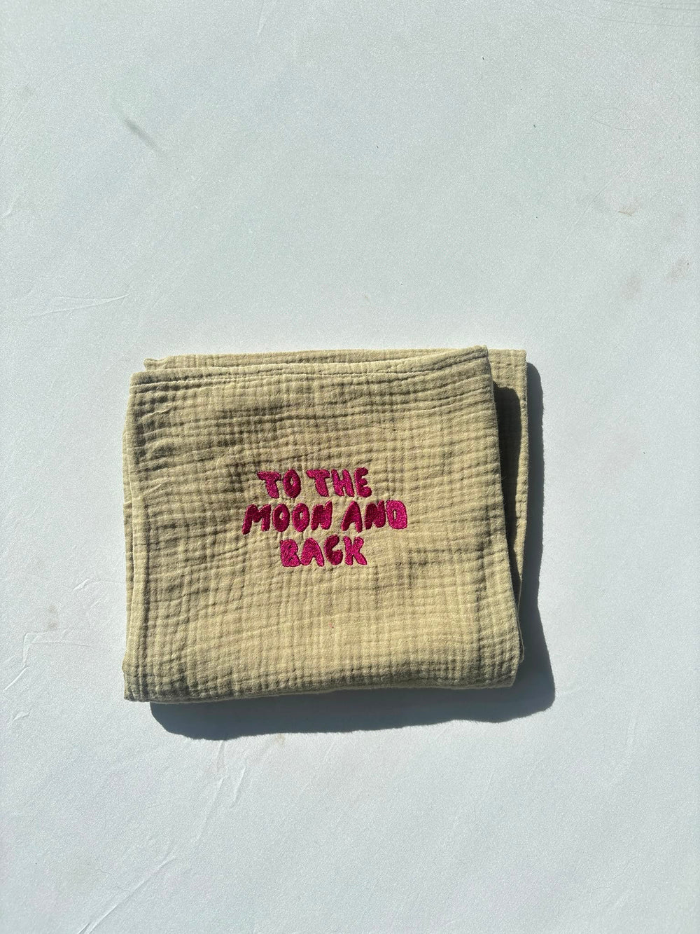 SAMPLE SALE | Huge Towel Morning Moss To The Moon