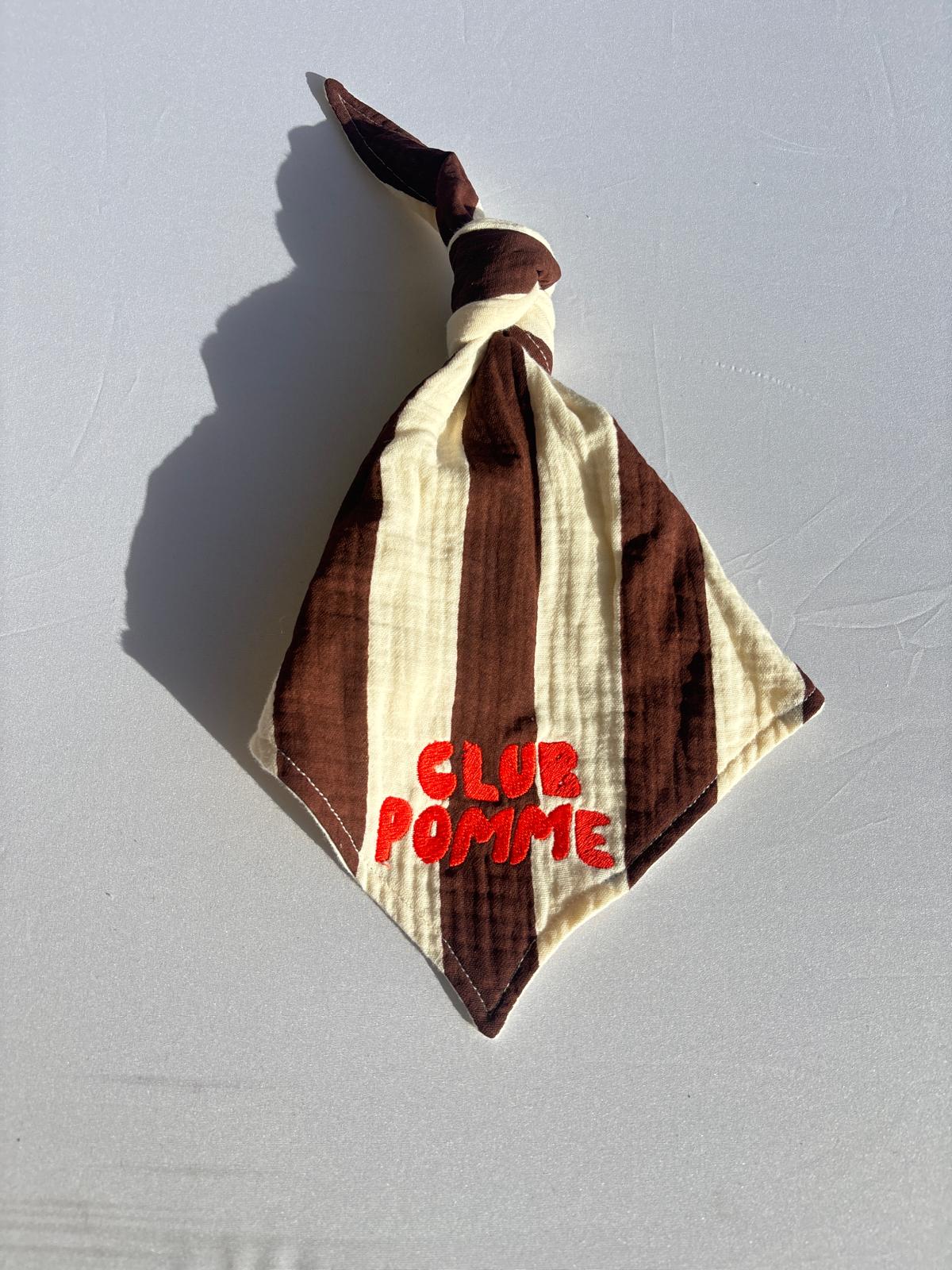 SAMPLE SALE |Cuddle Brown Stripe Club Pomme