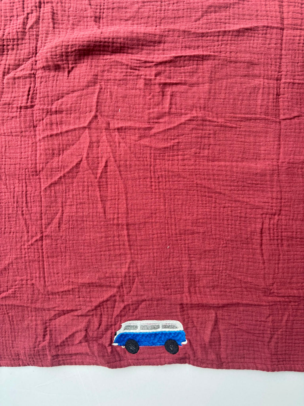 SAMPLE SALE |Huge Towel Burgundy Boo Camper