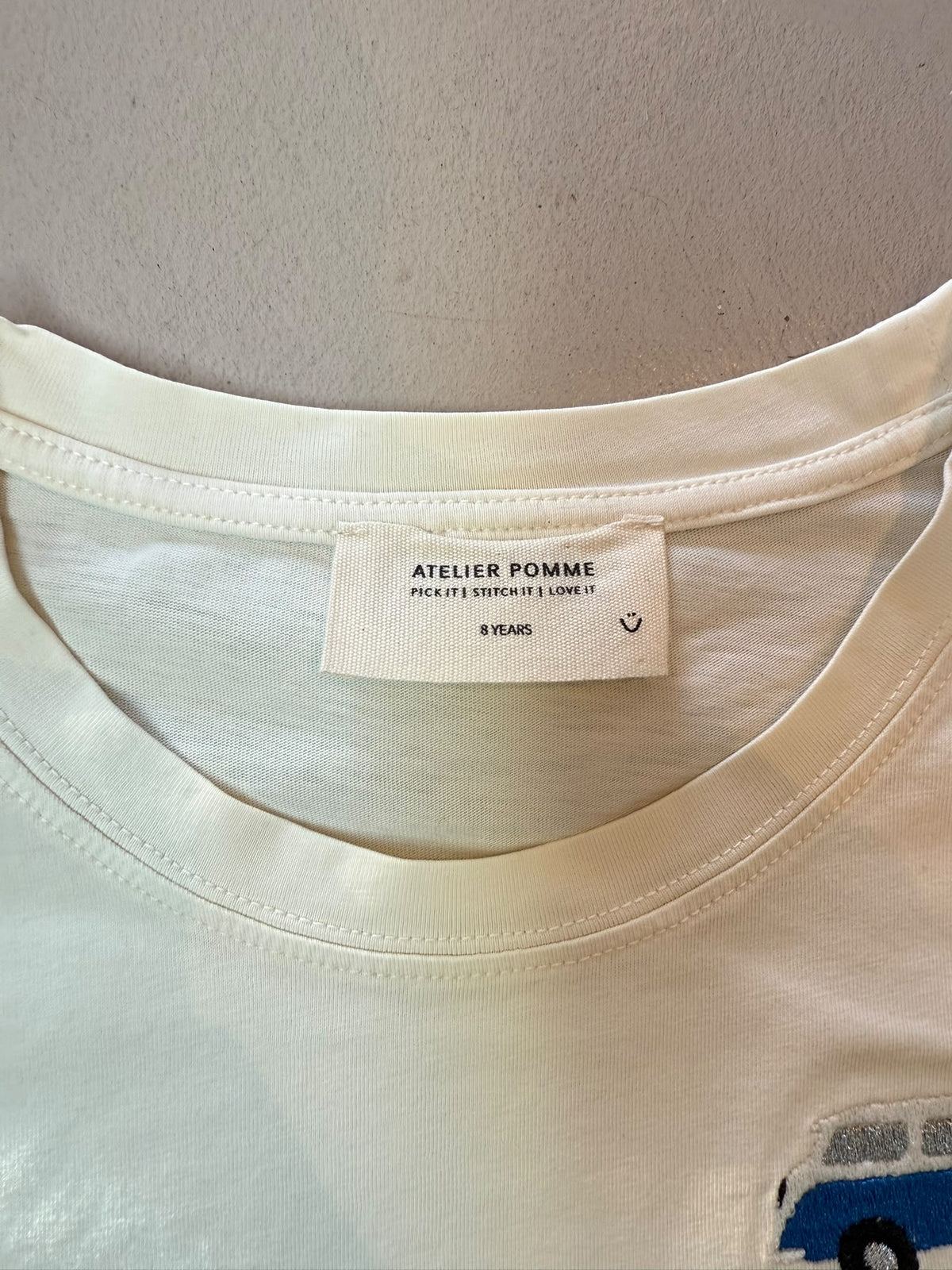 SAMPLE SALE |T-Shirt Pomme Car 8 year