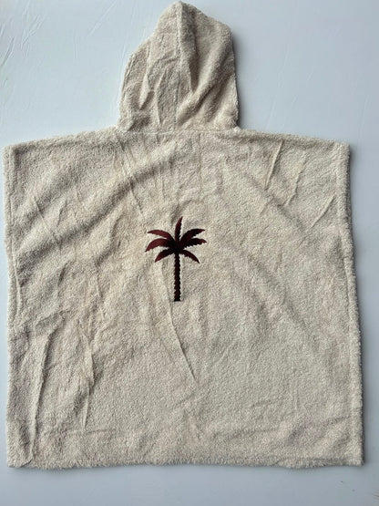 SAMPLE SALE |Bubble Poncho Bonjour Beige Palm