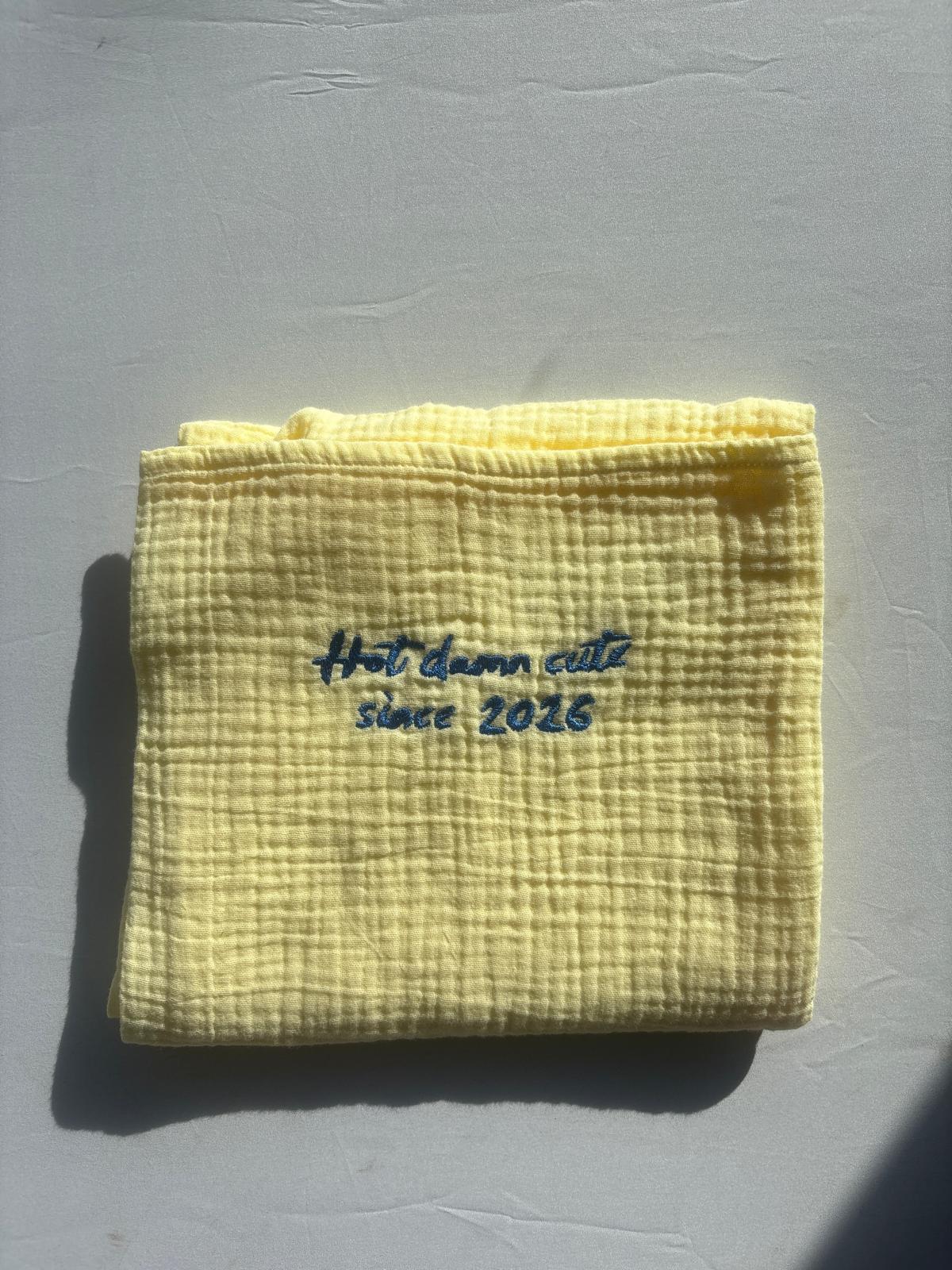 SAMPLE SALE |Huge Towel Butter Yellow 2026