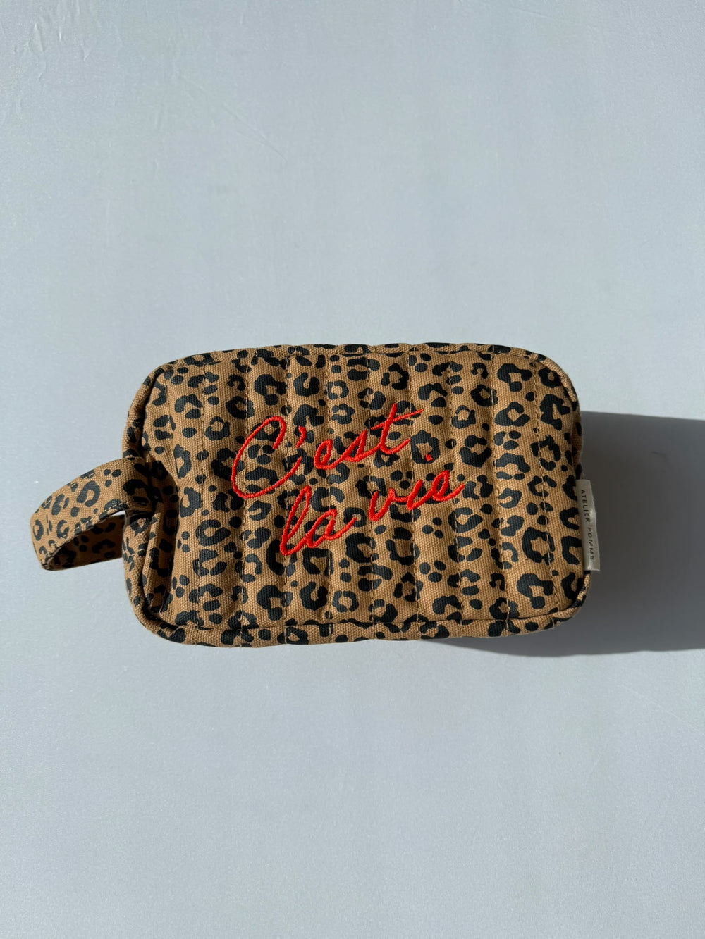 SAMPLE SALE | Leopard Pouch C'est la vie