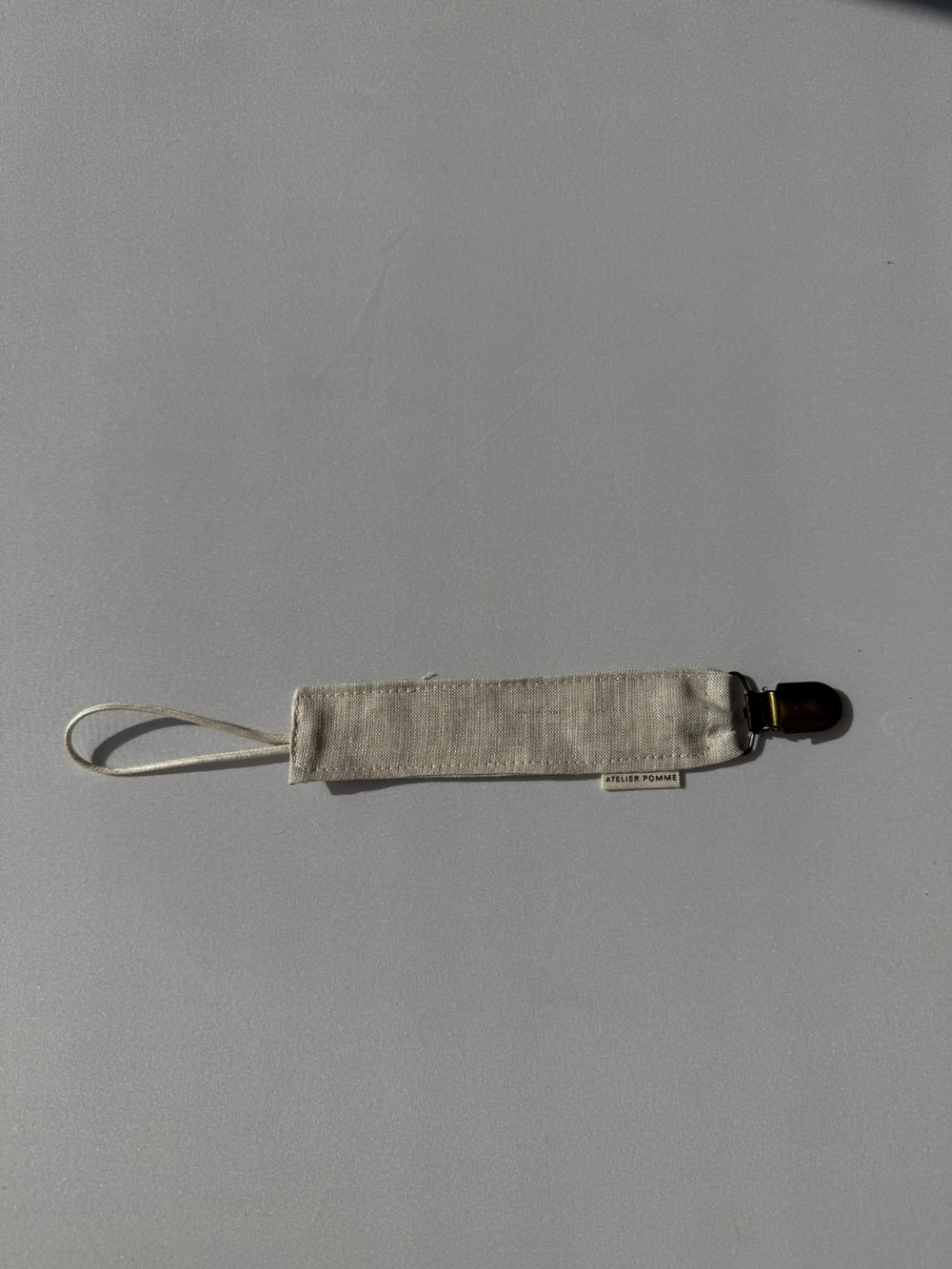 SAMPLE SALE | Pacifier Cord Bonjour Beige Sample