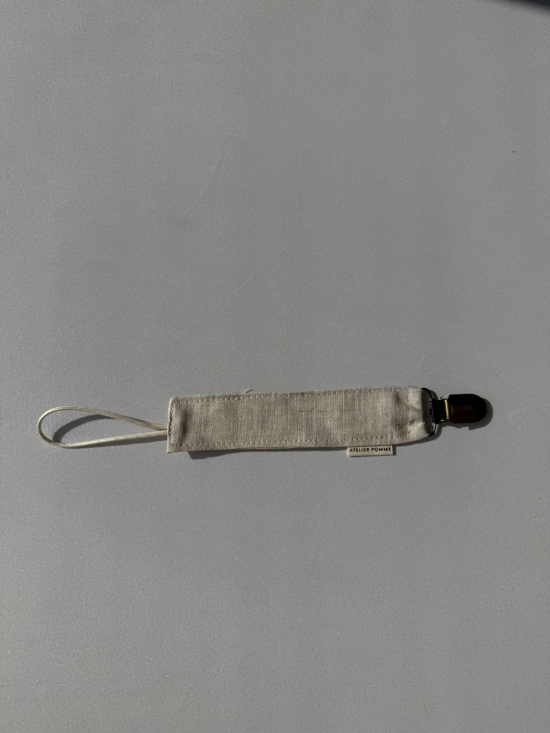 SAMPLE SALE | Pacifier Cord Bonjour Beige Sample