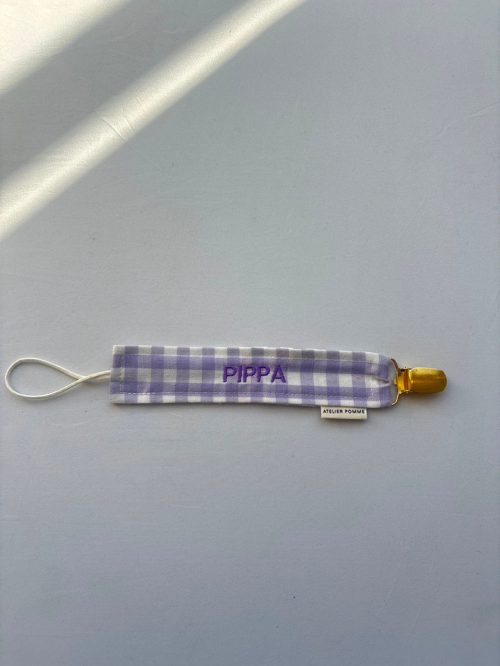 SAMPLE SALE | Pacifier Cord Checked Lucky Lila Pippa