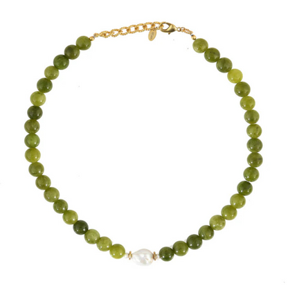Ketting groene parels 