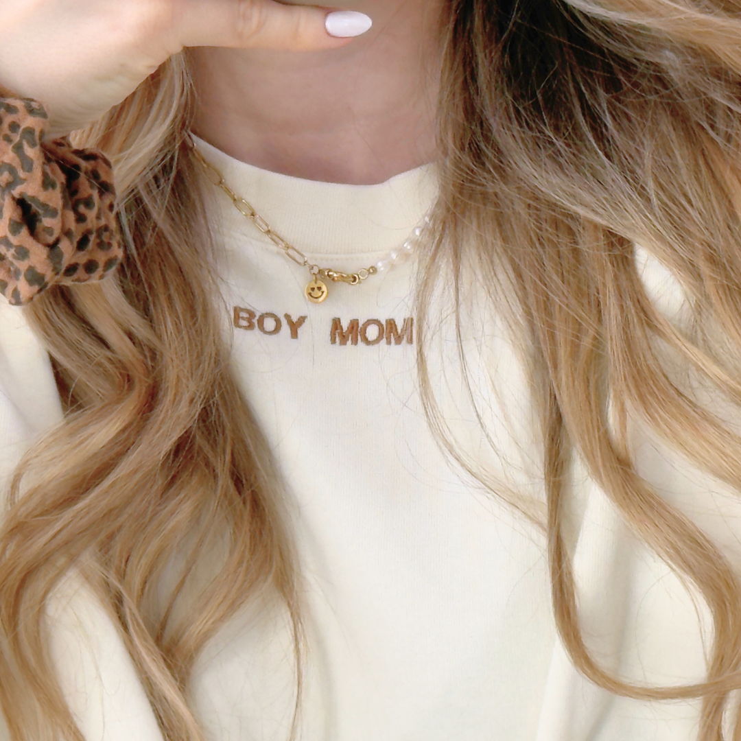 Woman sweater cosy white 