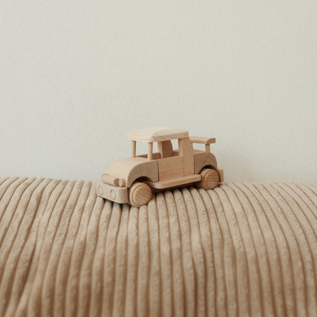 WOODEN TOY CAR WOODEN CAR ATELIER POMME
