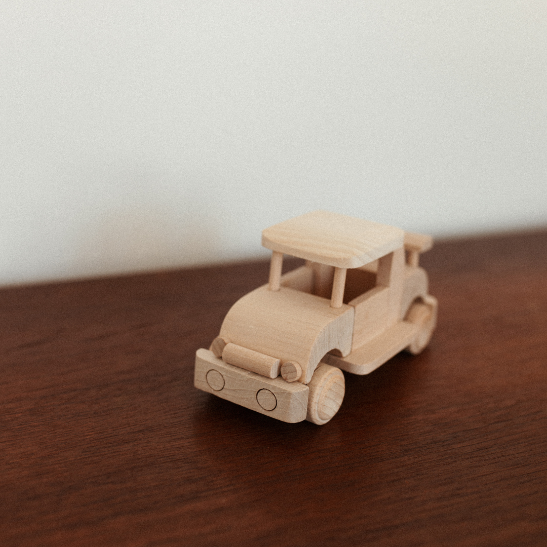 WOODEN TOY CAR ATELIER POMME