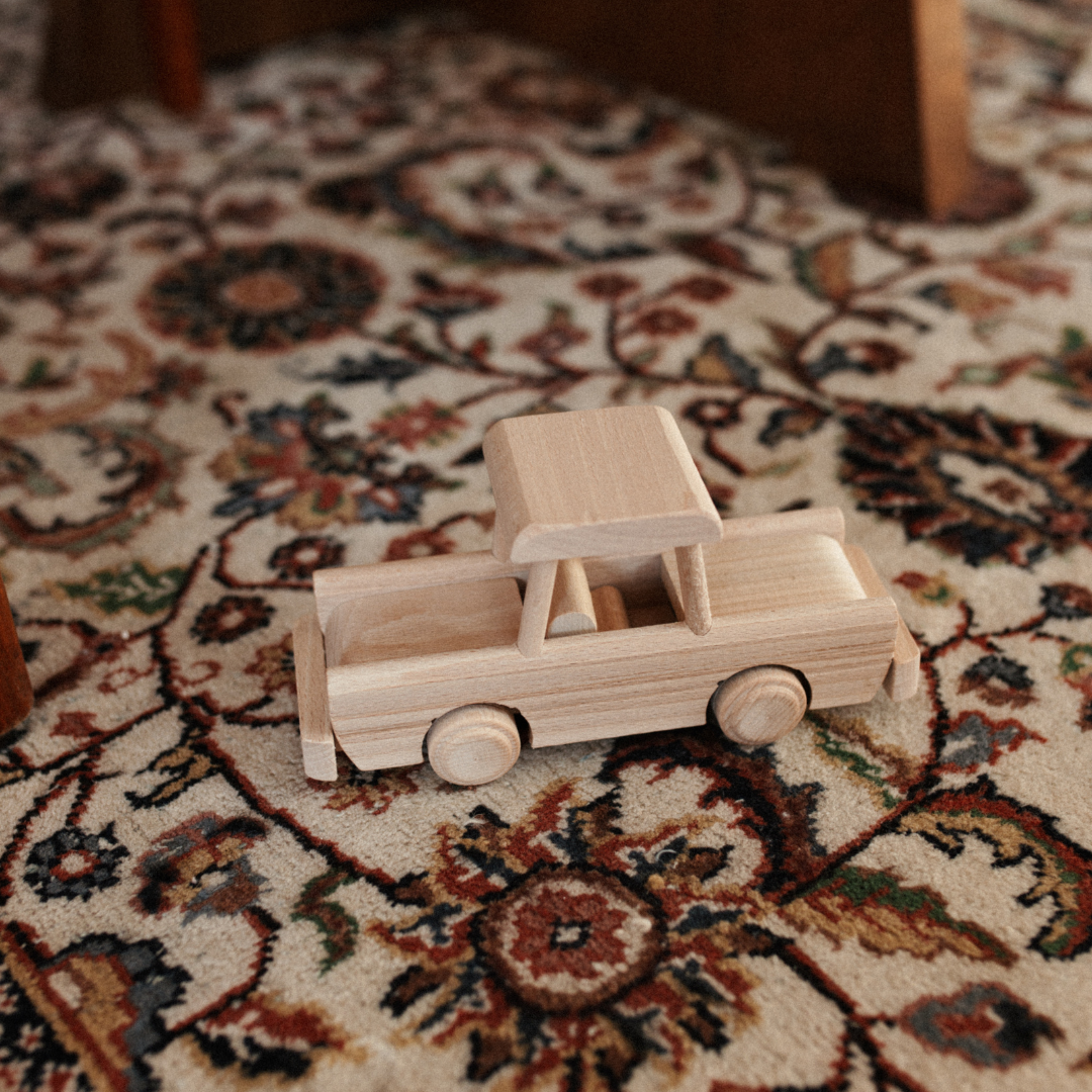 Houten speelgoed limo