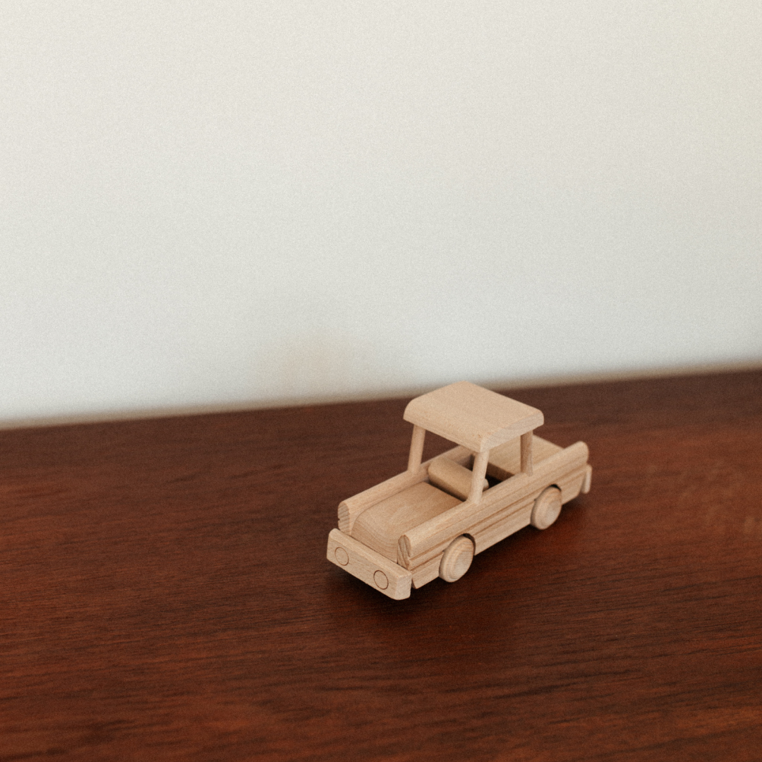 Houten speelgoed limo