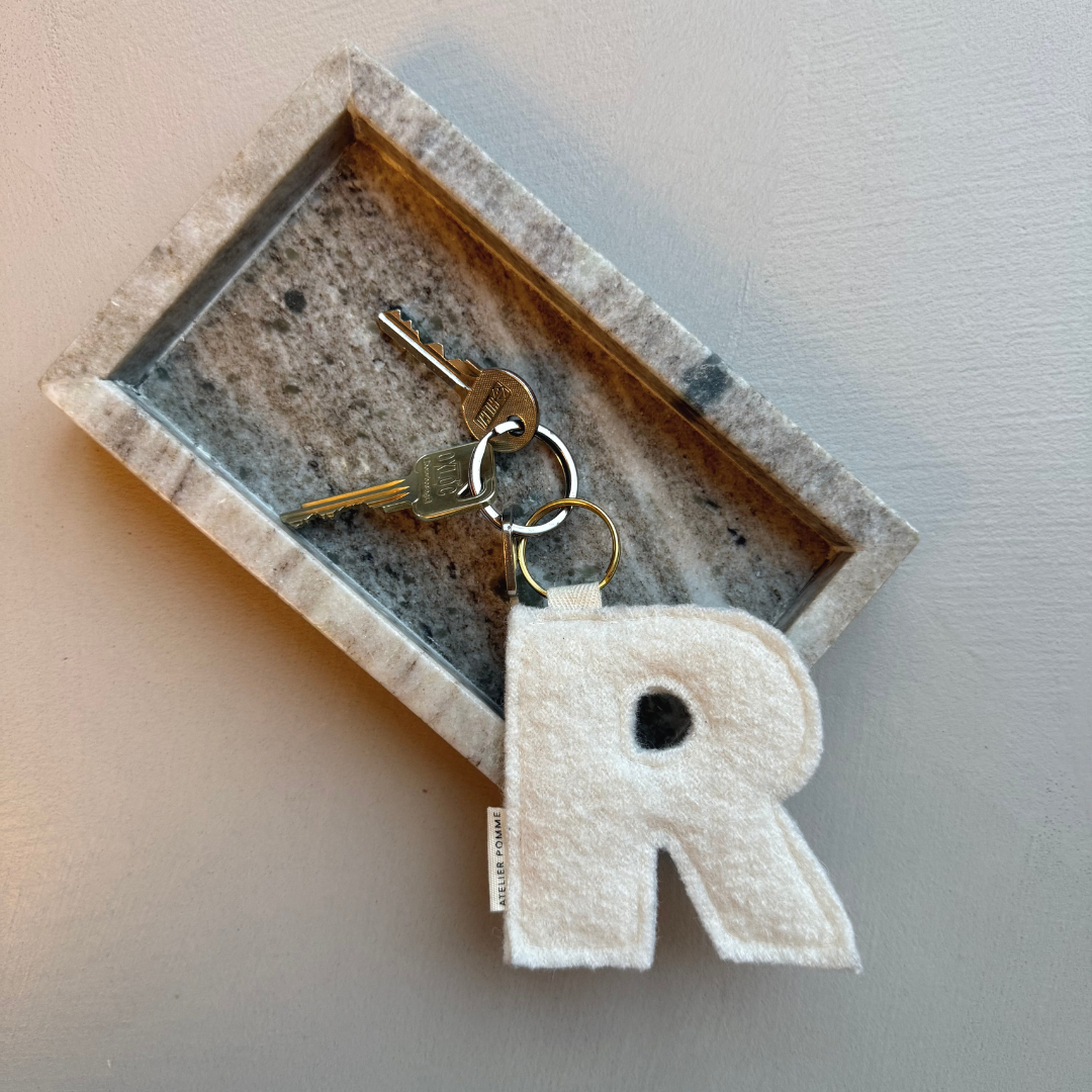 sleutelhanger letter 