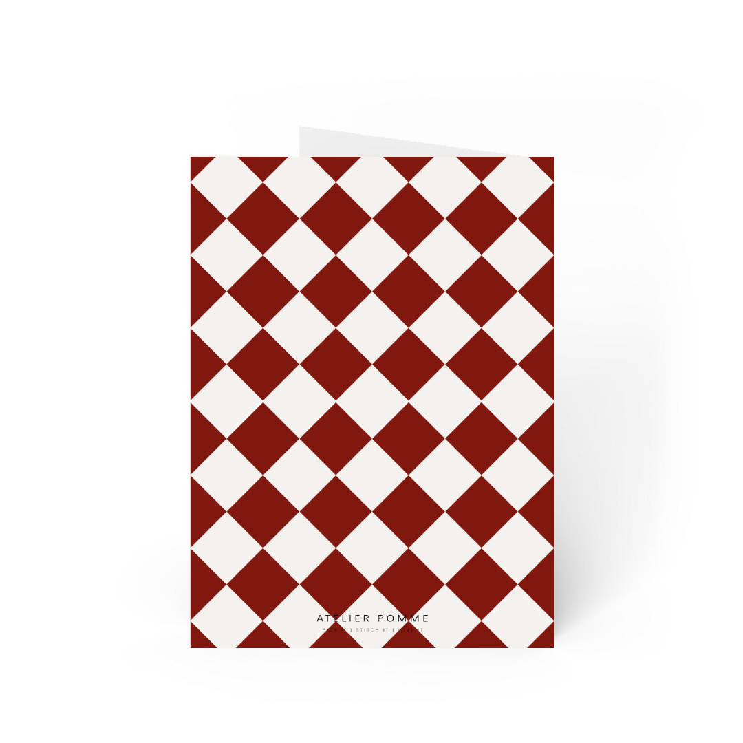 WENSKAART | GINGHAM MERRY &amp; BRIGHT