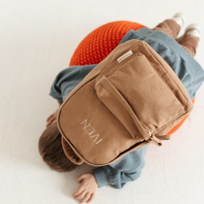 BACKPACK - FINE BROWN