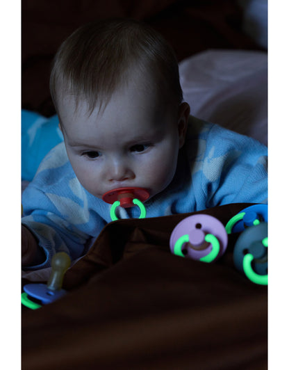 Bibs Pacifier | Boogie Blue Glow
