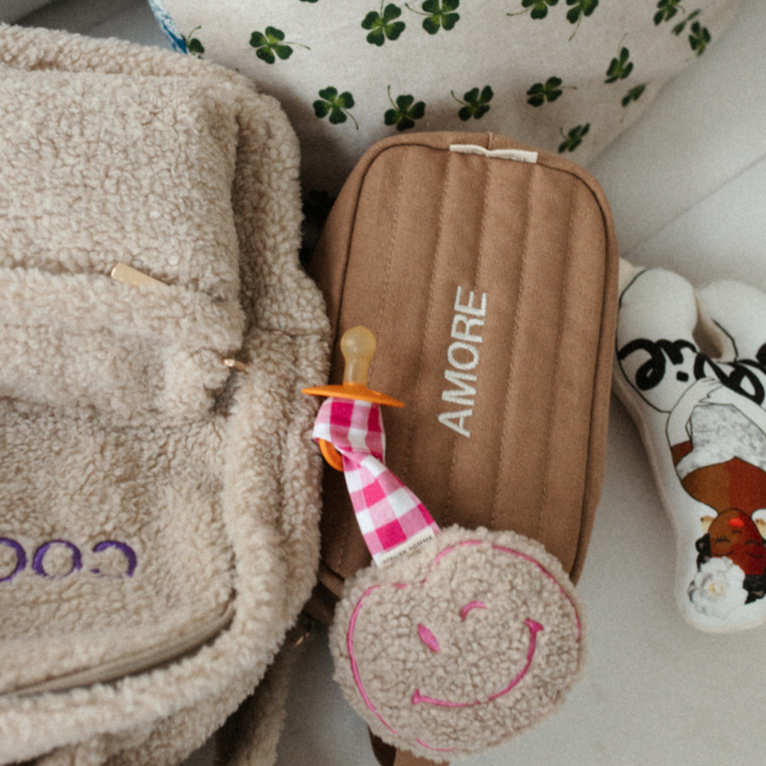 PACIFIER CLOTH - POMME - TEDDY BLOWY BUBBLEGUM