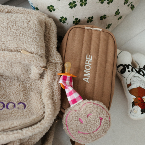 PACIFIER CLOTH - POMME - TEDDY BLOWY BUBBLEGUM