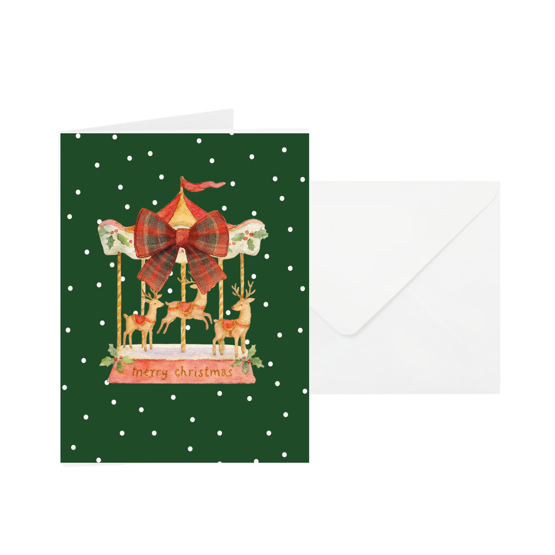 WENSKAART |  CHRISTMAS CAROUSEL MAGIC