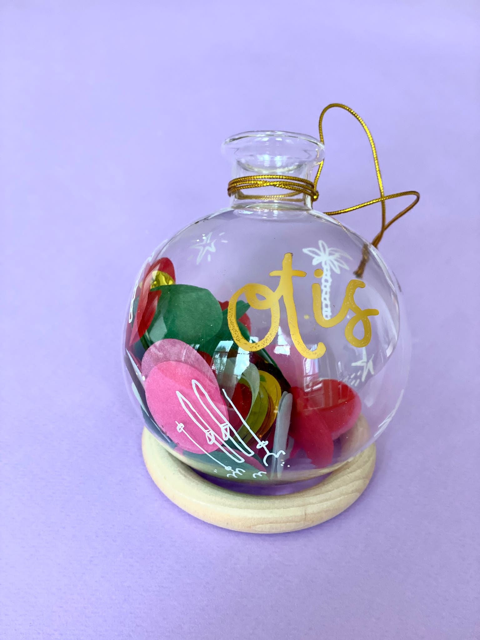 PERSONALISED X-MAS WISH BALL