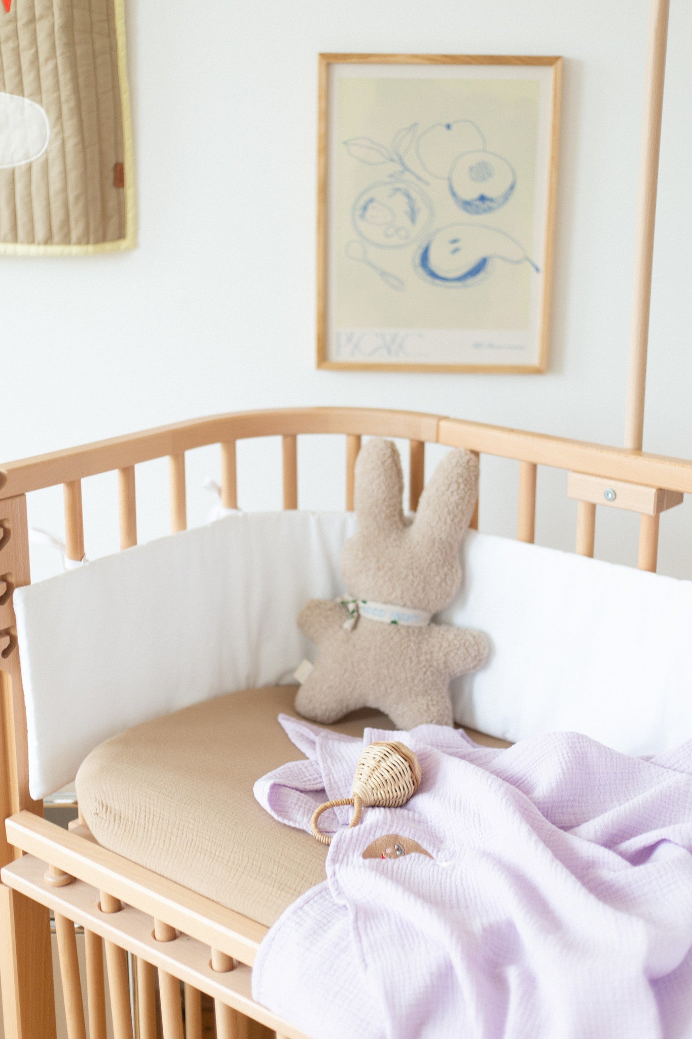 FLAT SHEET CRIB - LUCKY LILA