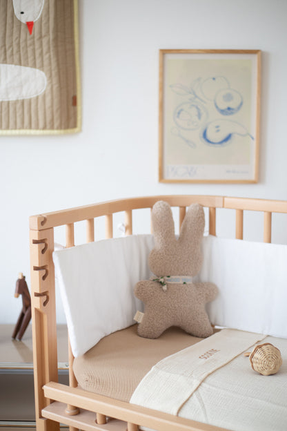 FLAT SHEET CRIB - COSY WHITE