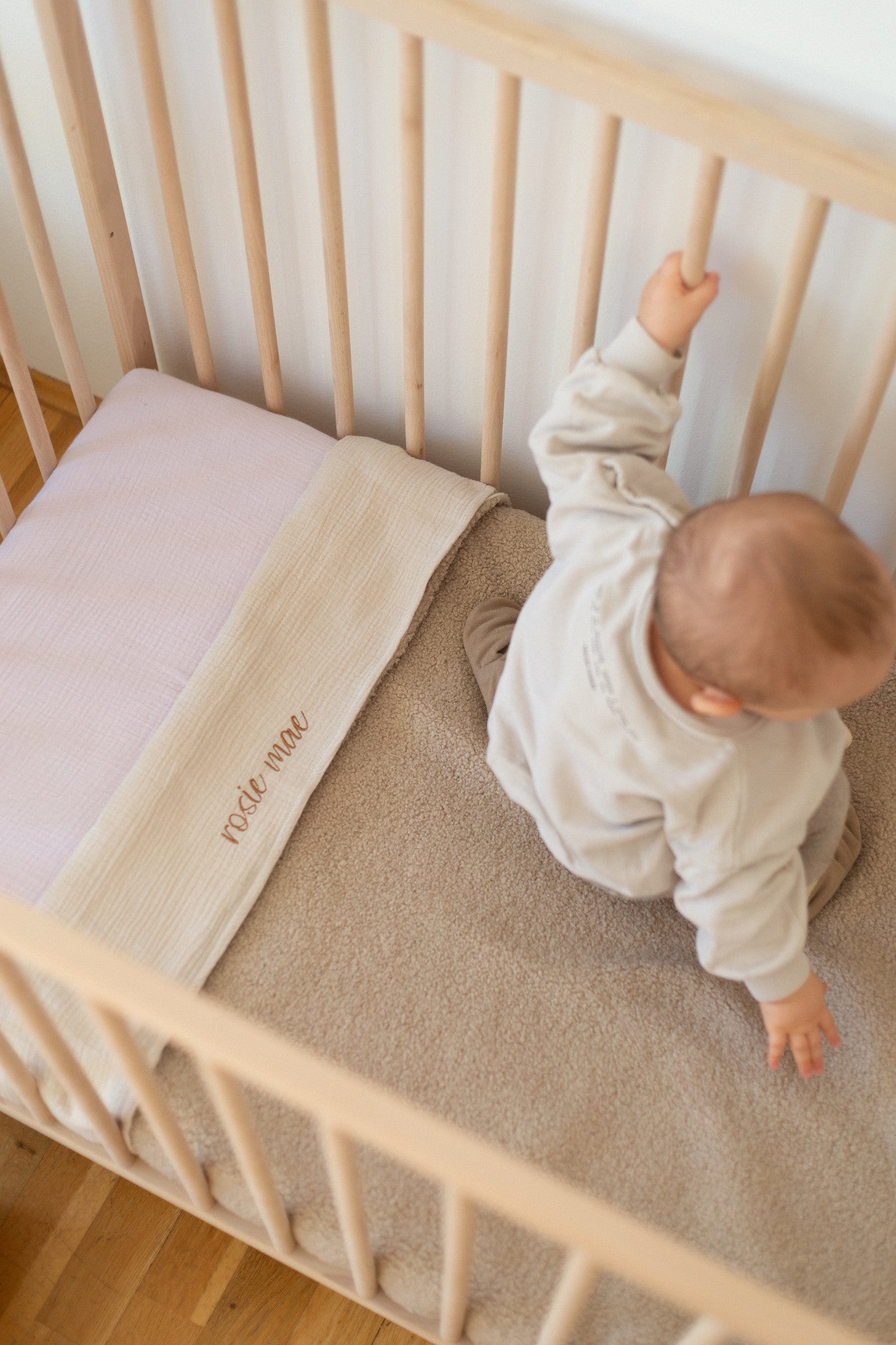 FLAT SHEET COT - BONJOUR BEIGE