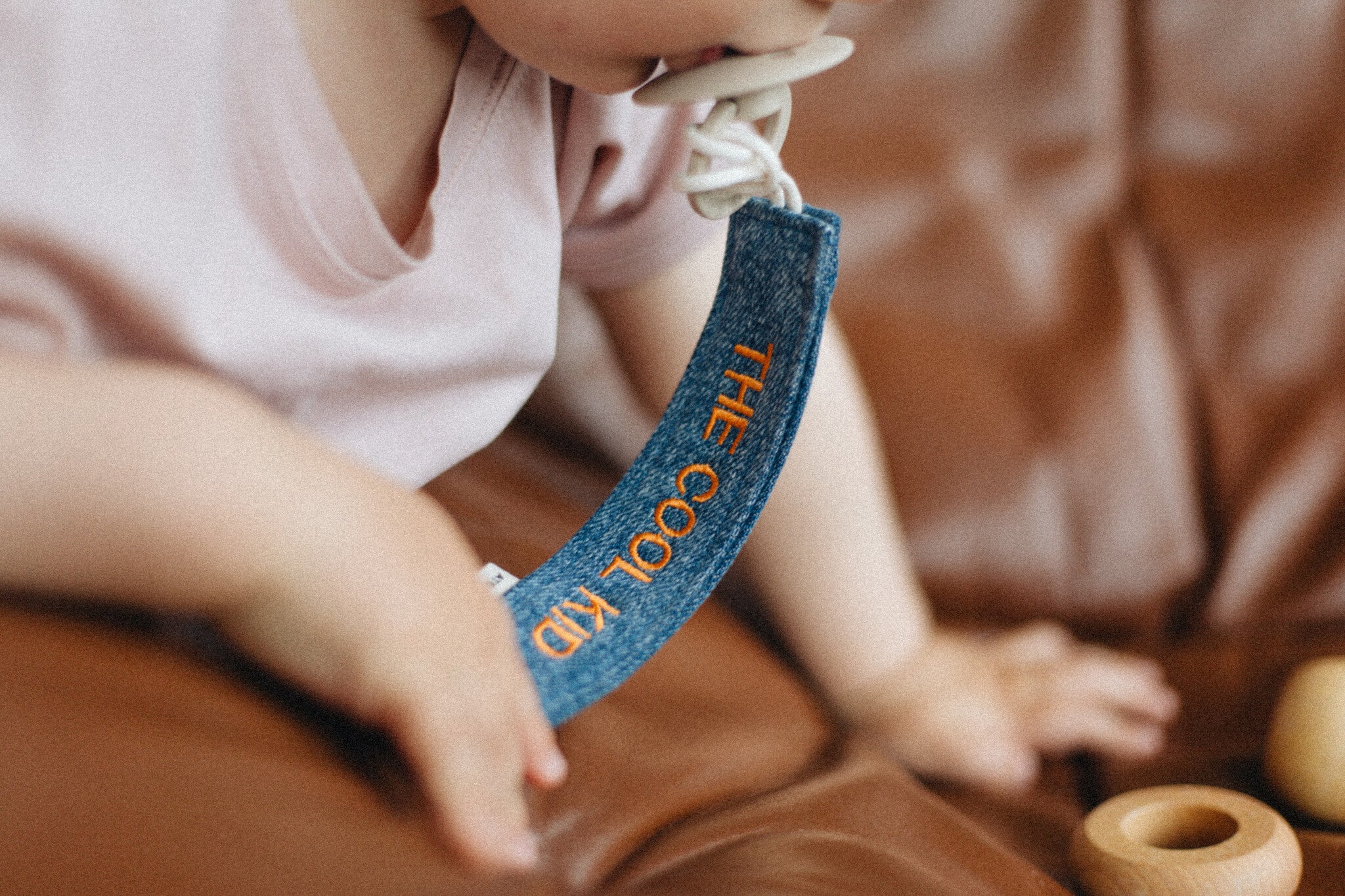 PACIFIER CORD - DENIM