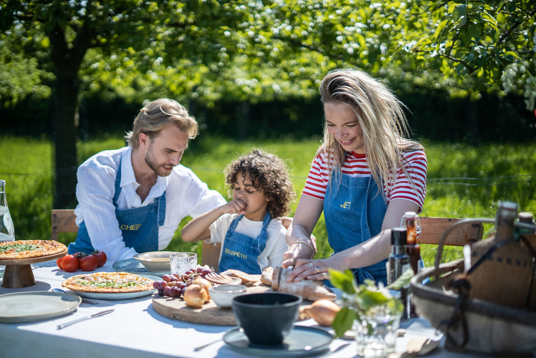 APRON - PETIT CHEF - DENIM